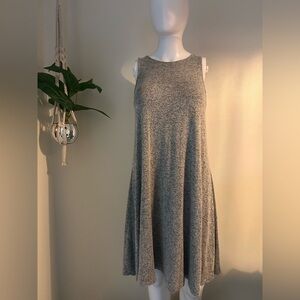 heather gray a-line old navy sweater dress